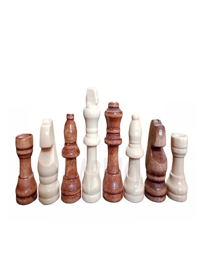 CABRIO Wooden Chess Pieces, Tournament Chessmen Chess Coins 32pcs for All Chess Board - Image 1